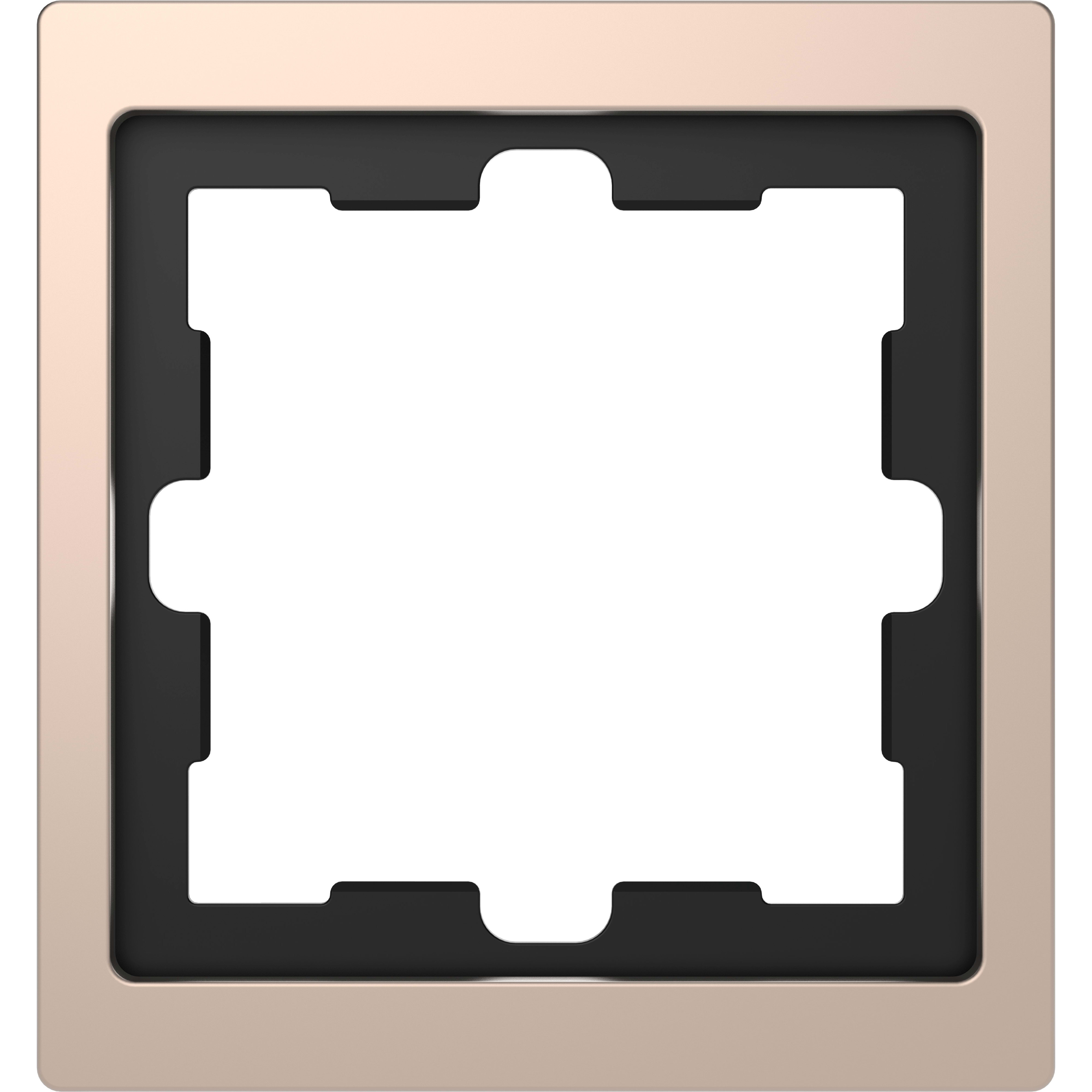 SCHNEIDER ELECTRIC - Cornice in pietra D-Life, 1 slot, champagne