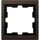 SCHNEIDER ELECTRIC - Cornice in pietra D-Life, 1 slot, moka