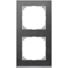 SCHNEIDER ELECTRIC - Cornice M-Pure Decor, doppia, ardesia