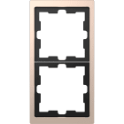SCHNEIDER ELECTRIC - Cornice in pietra D-Life, 2 slot, champagne