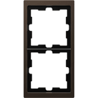 SCHNEIDER ELECTRIC - Cornice in pietra D-Life, 2 slot, moka