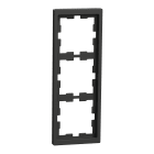 SCHNEIDER ELECTRIC - Cornice D-Life, 3 slot, antracite
