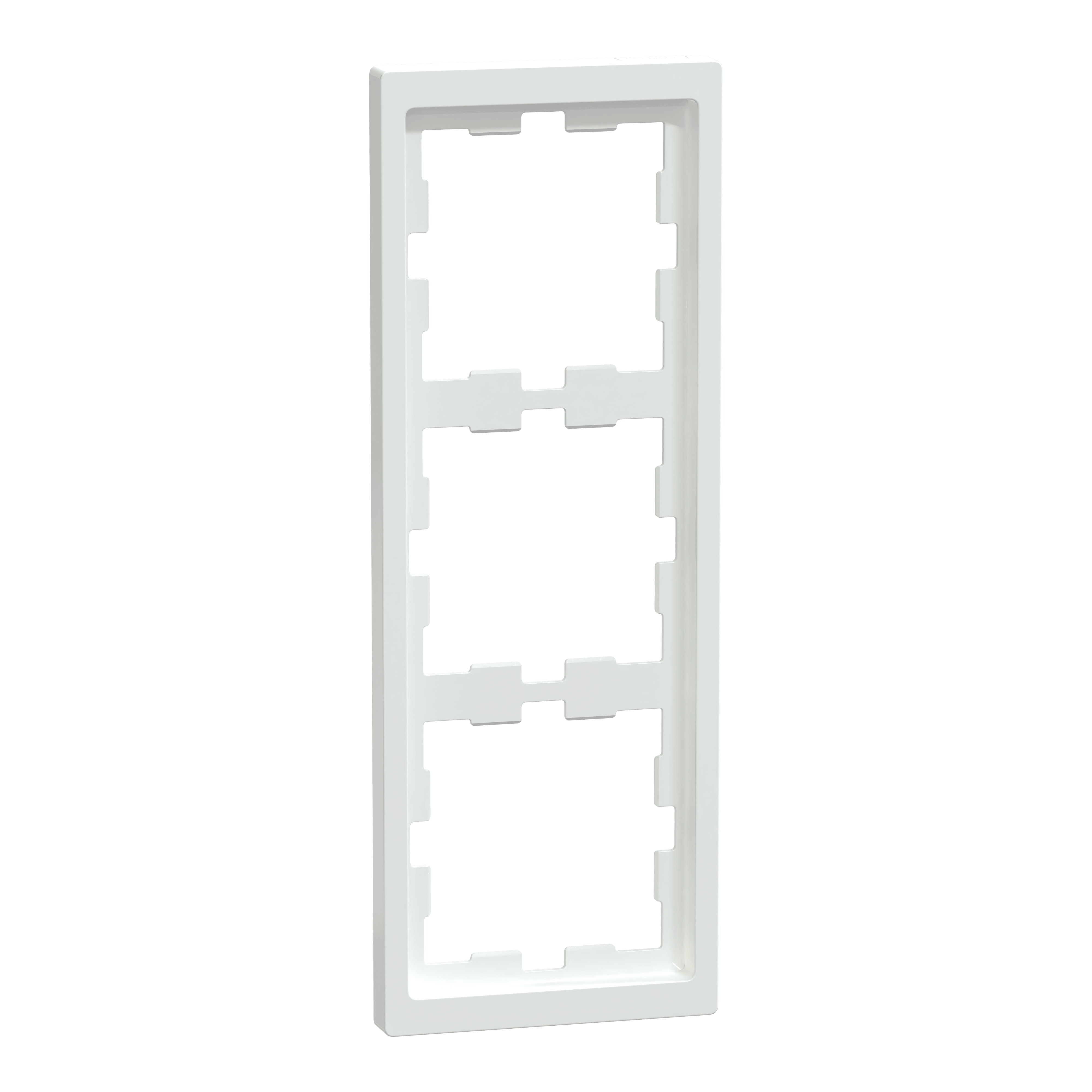 SCHNEIDER ELECTRIC - Cornice D-Life, 3 slot, bianco loto