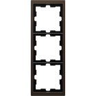 SCHNEIDER ELECTRIC - Cornice metallica D-Life, 3 solt, moka