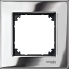 SCHNEIDER ELECTRIC - CORNICE M-ELEGANCE, SINGOLA, METALLO, CR