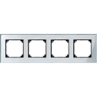 SCHNEIDER ELECTRIC - Cornice M-Elegance, quadrupla, vetro, ar
