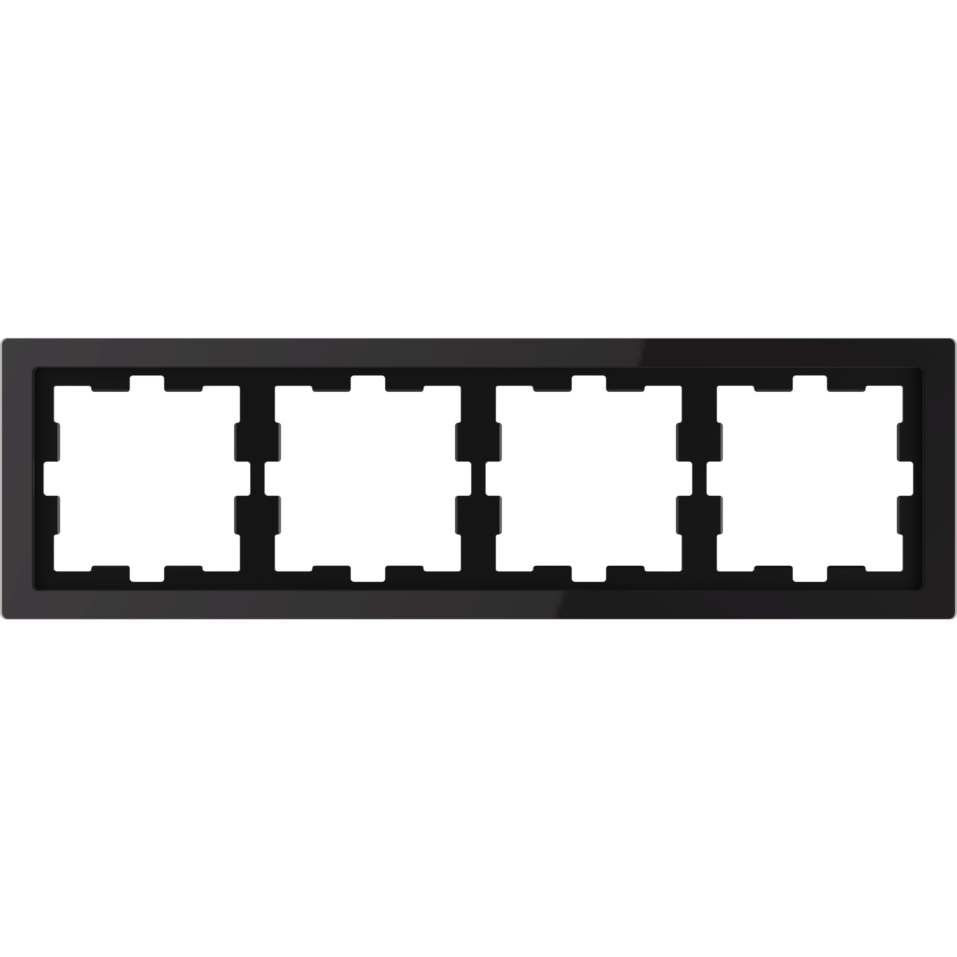 SCHNEIDER ELECTRIC - Cornice in vetro D-Life, 3 solt, onice bianco