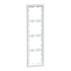 SCHNEIDER ELECTRIC - Cornice D-Life, 4 slot, bianco loto