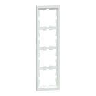 SCHNEIDER ELECTRIC - Cornice D-Life, 4 slot, bianco loto