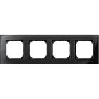 SCHNEIDER ELECTRIC - Cornice M-Elegance, quadrupla, vetro, ne