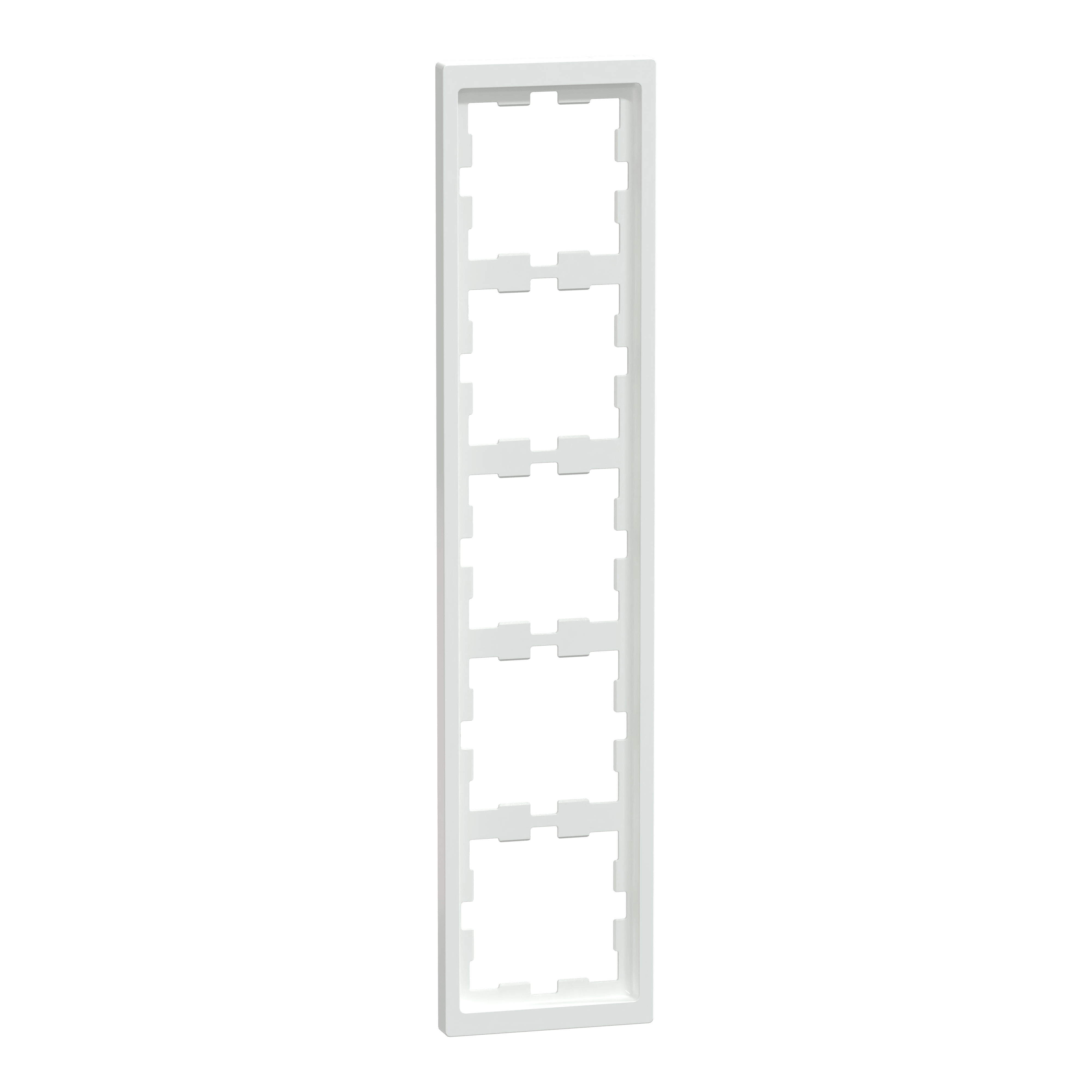 SCHNEIDER ELECTRIC - Cornice D-Life, 5 slot, bianco loto
