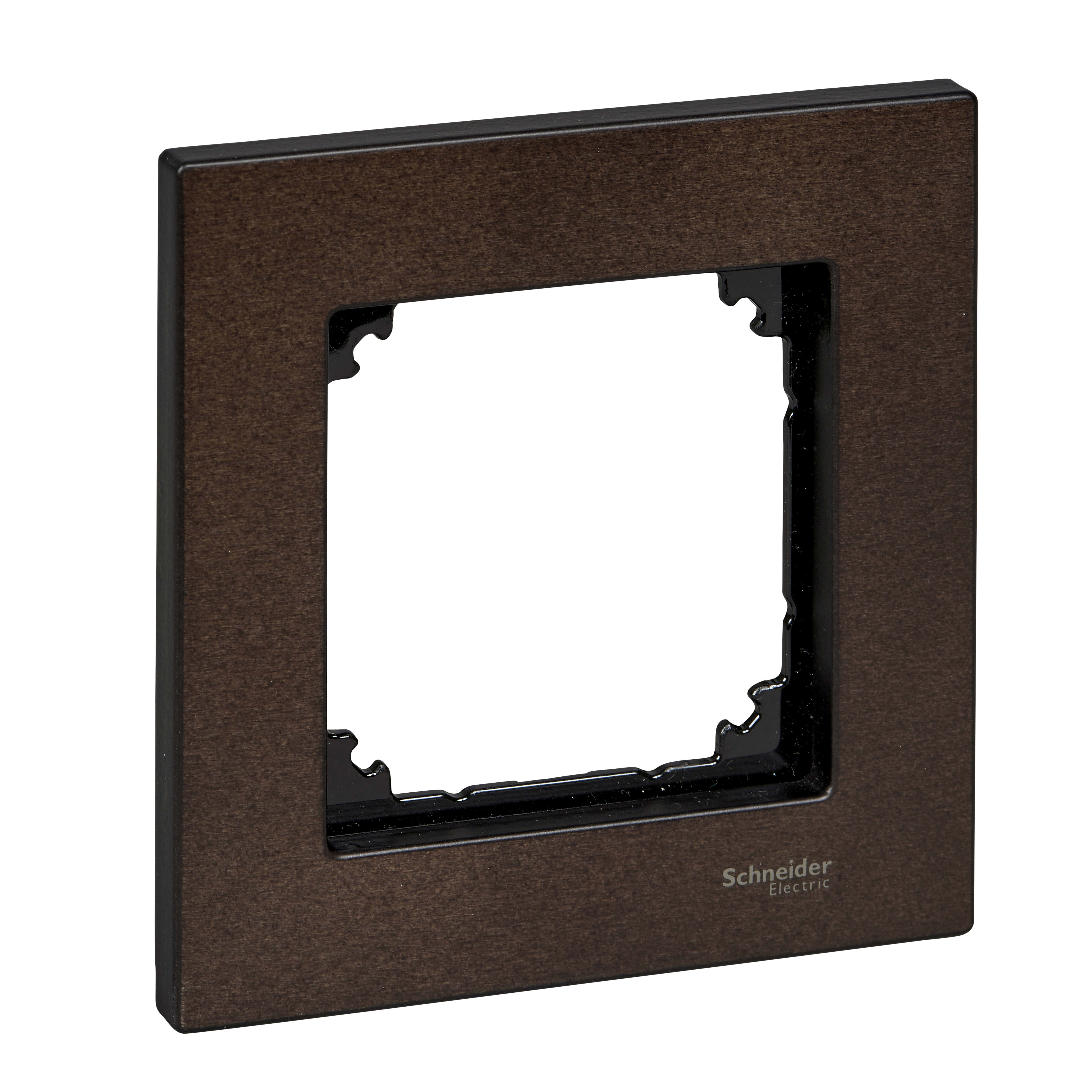 SCHNEIDER ELECTRIC - CORNICE M-ELEGANCE 1PLEGNO WENGE'