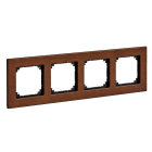 SCHNEIDER ELECTRIC - CORNICE M-ELEGANCE 4P LEGNO CILIEGIO