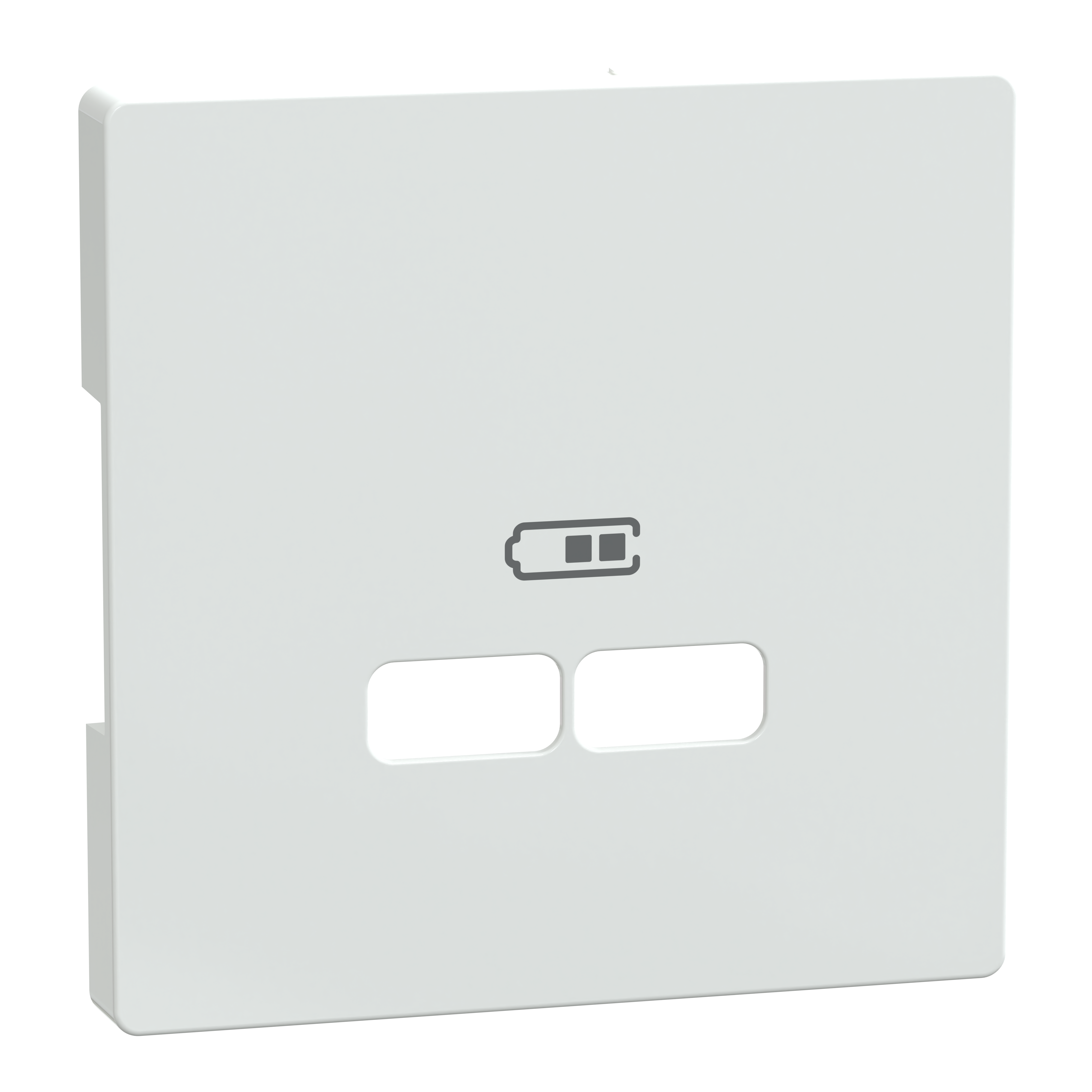 SCHNEIDER ELECTRIC - Piastra per ricarica USB System Design, bianco loto