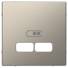 SCHNEIDER ELECTRIC - Piastra per ricarica USB System Design, nickel