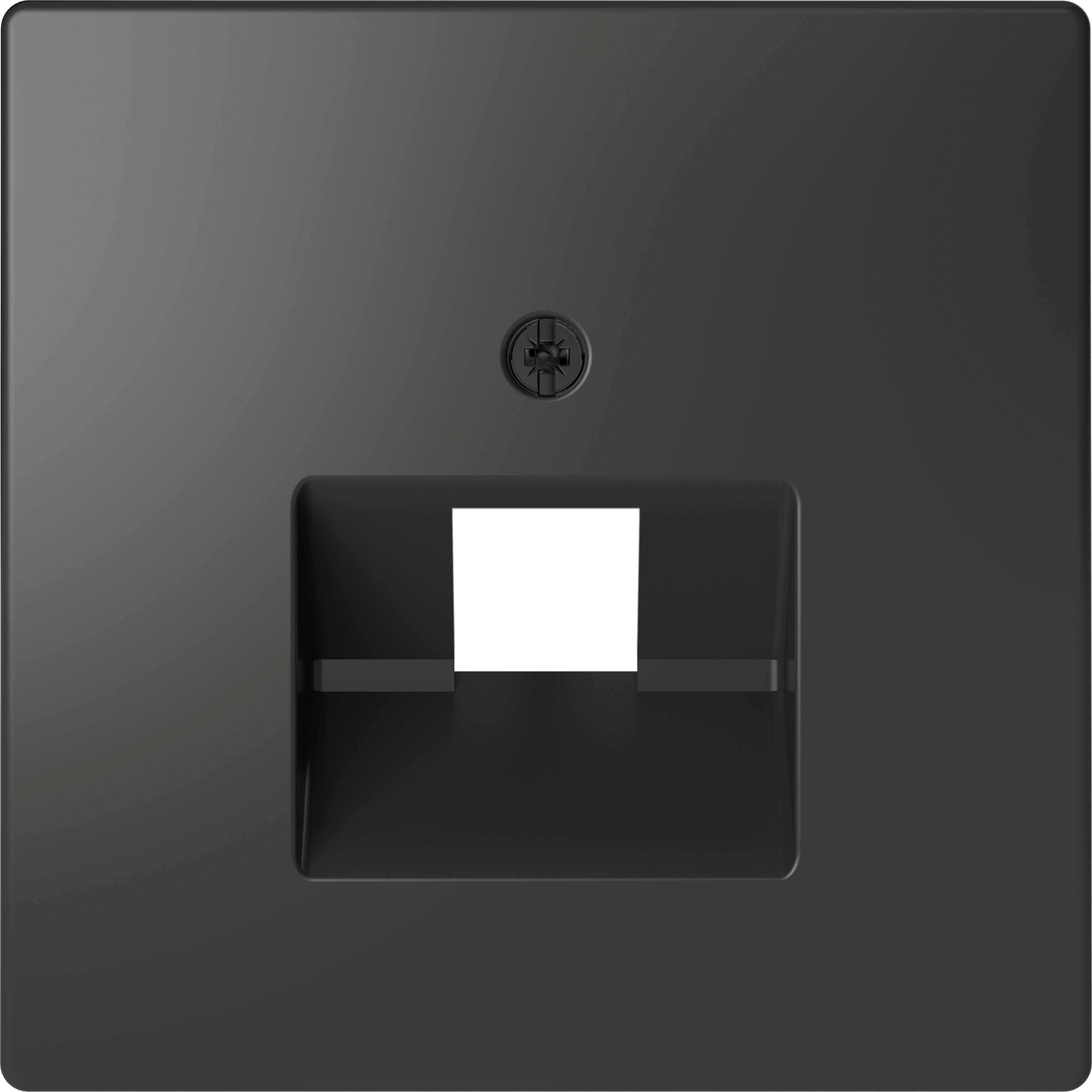 SCHNEIDER ELECTRIC - Piastra per presa RJ45, 1 slot, antracite, System Design