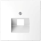 SCHNEIDER ELECTRIC - Piastra per presa RJ45, 1 slot, bianco loto, System Design