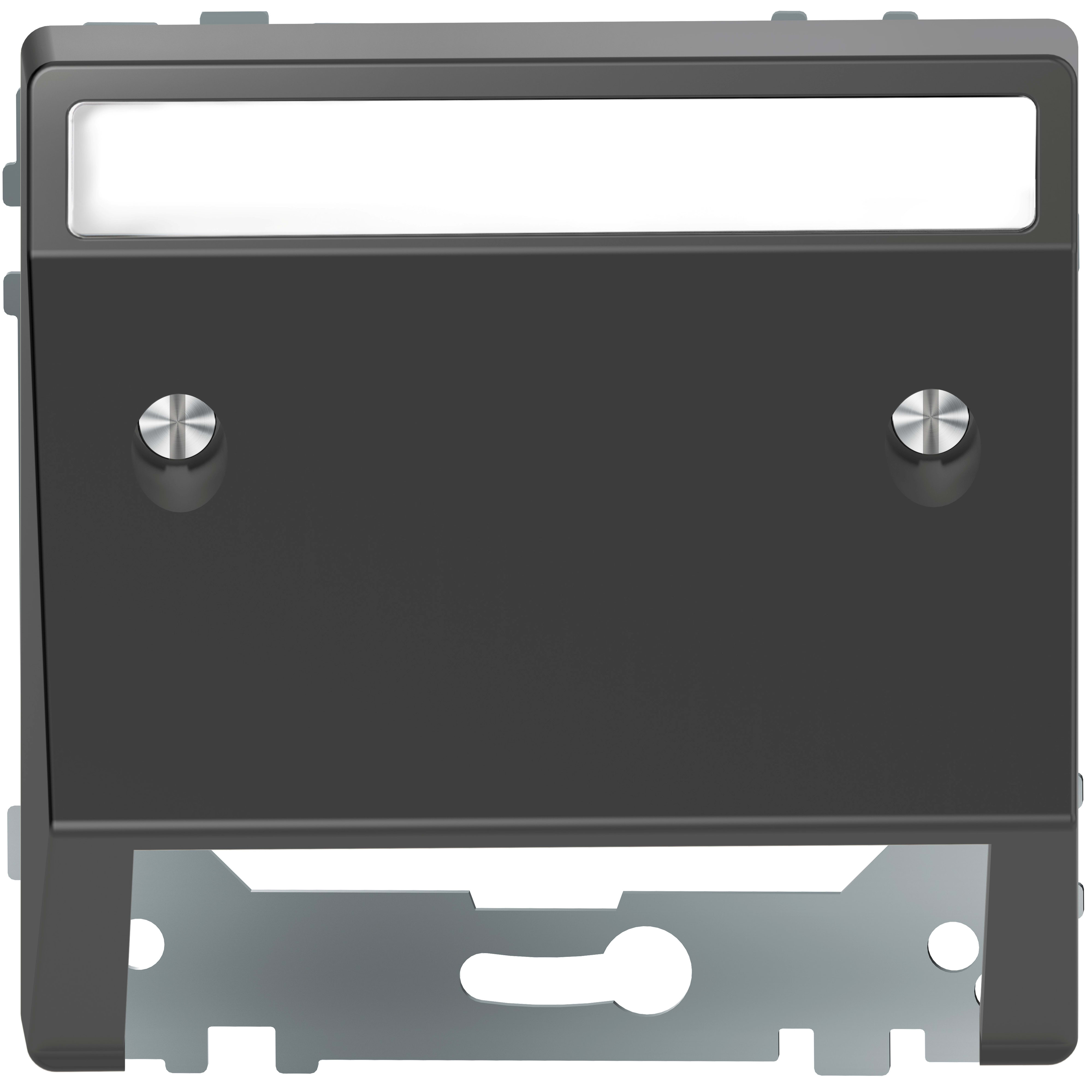 SCHNEIDER ELECTRIC - Presa inclinata con etichetta, antracite, System Design