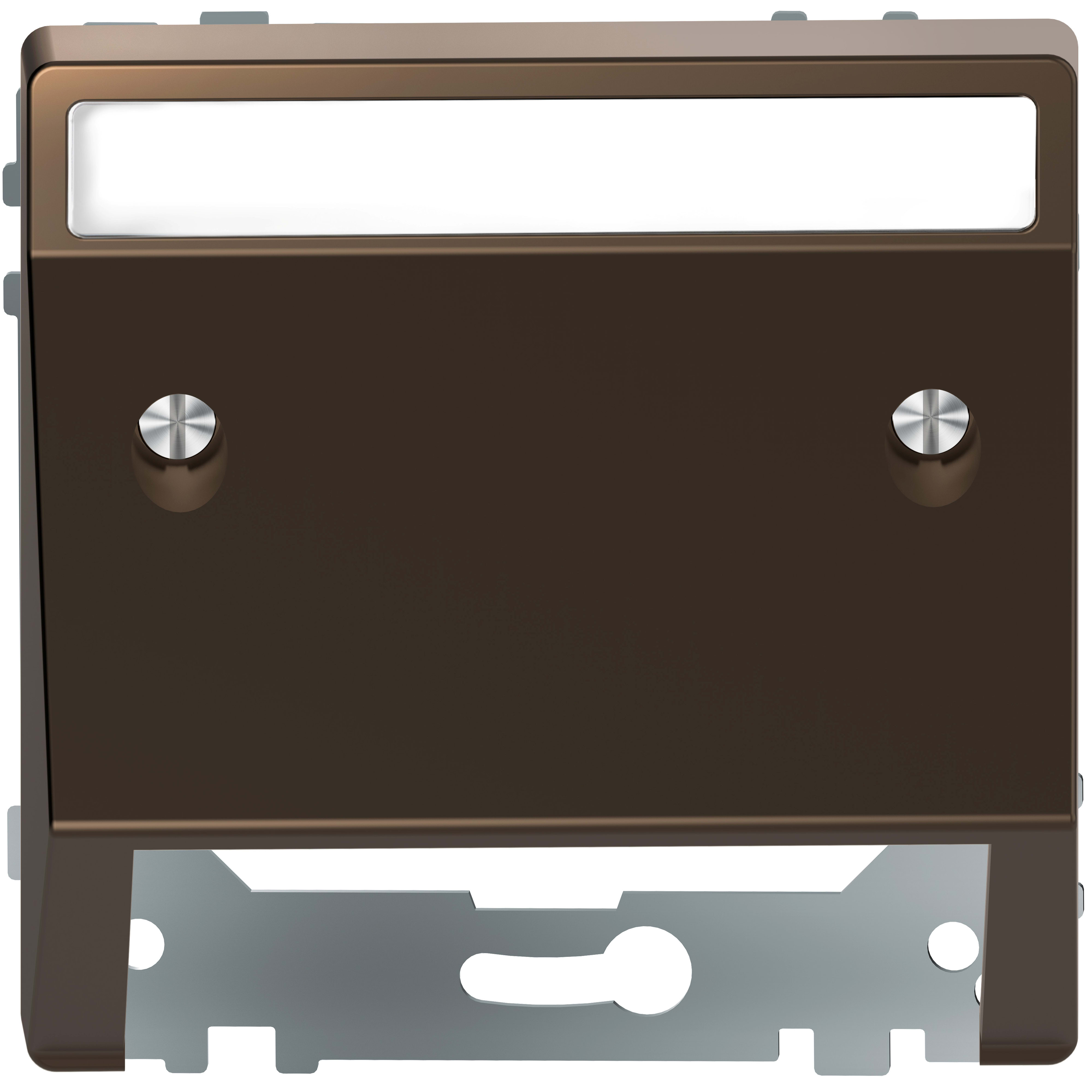 SCHNEIDER ELECTRIC - Presa inclinata con etichetta, moka, System Design