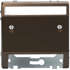 SCHNEIDER ELECTRIC - Presa inclinata con etichetta, moka, System Design