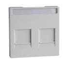 SCHNEIDER ELECTRIC - Placca ctl prot lb 2 prese dati bi at S