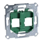 SCHNEIDER ELECTRIC - Placca supporto per connettori verde