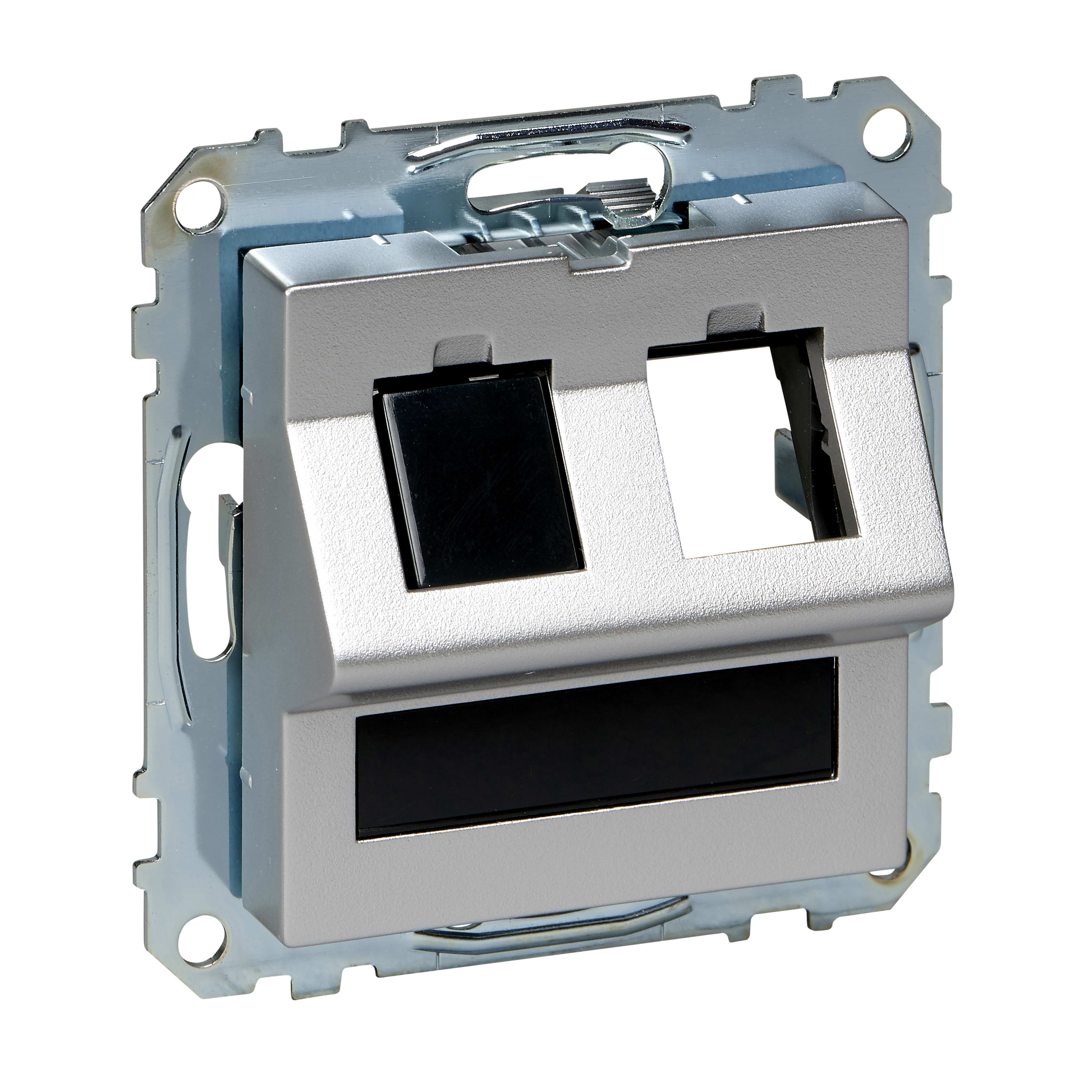 SCHNEIDER ELECTRIC - Placca incl prot lb 2 prese dati all Sy