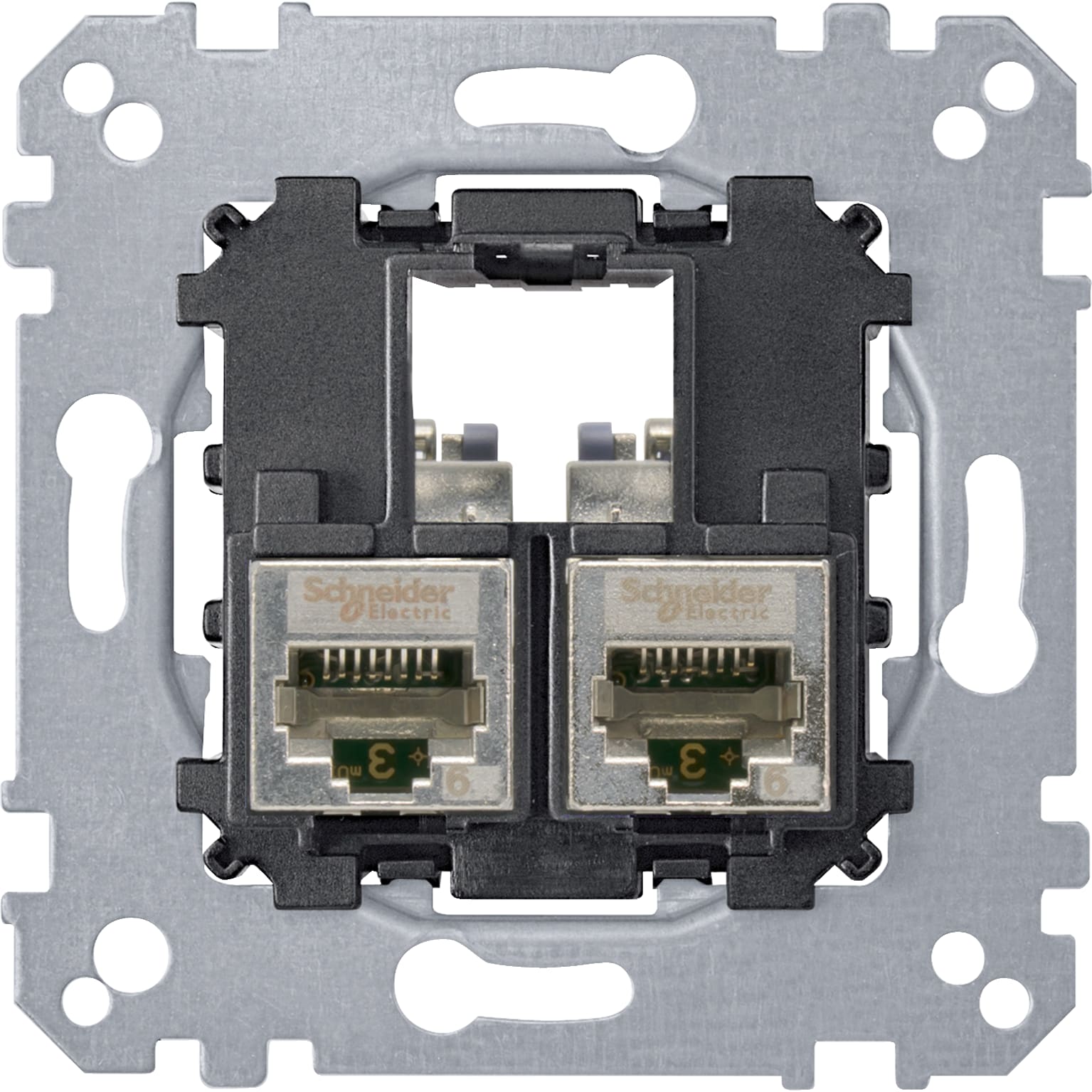 SCHNEIDER ELECTRIC - PRESA RJ45 DOPPIA Cat6a STP S-One