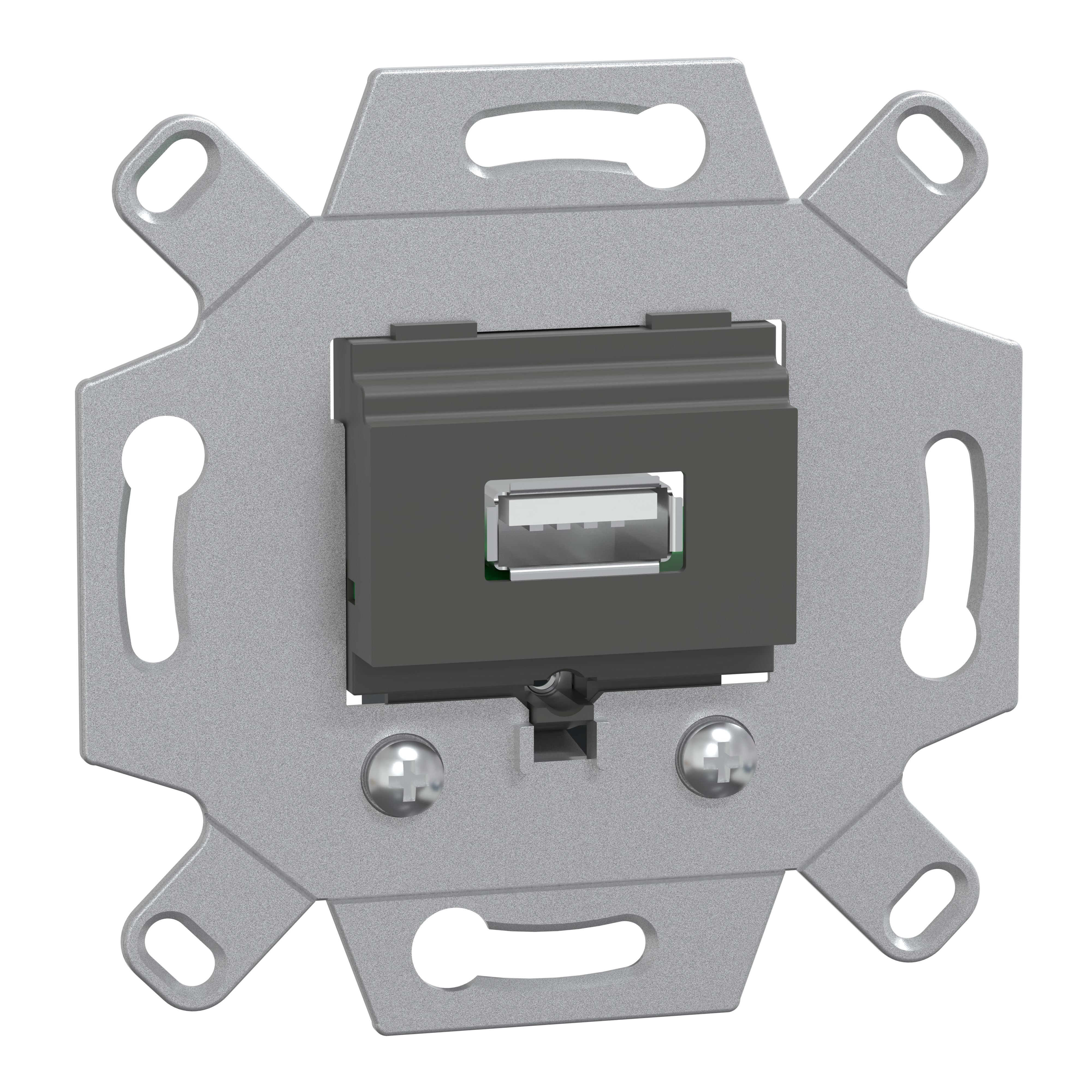 SCHNEIDER ELECTRIC - Inserto USB 2.0, 1 slot