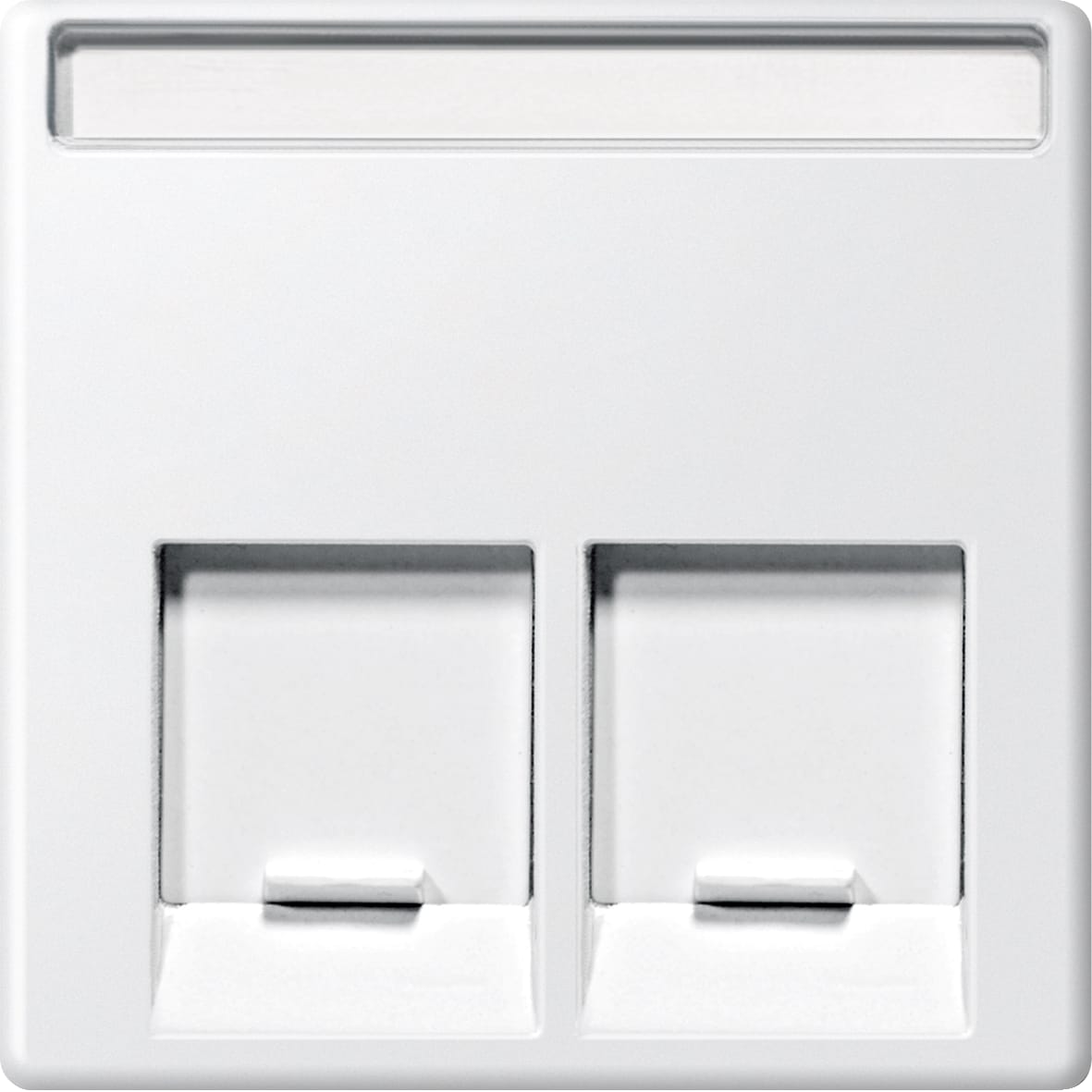 SCHNEIDER ELECTRIC - PLACCA CENTRALE PER TELAIO DOPPIO CON MO
