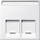 SCHNEIDER ELECTRIC - PLACCA CENTRALE PER TELAIO DOPPIO CON MO