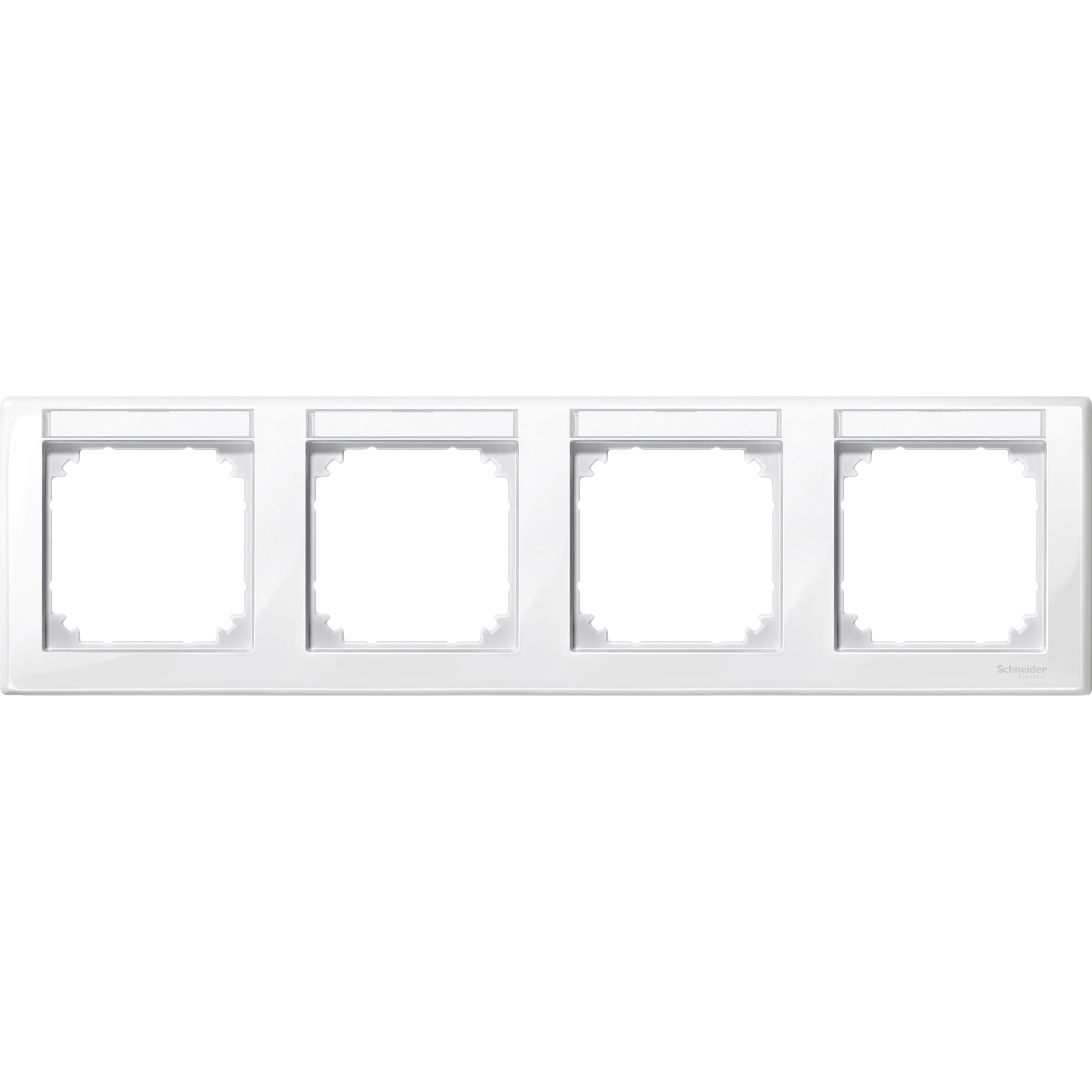 SCHNEIDER ELECTRIC - CORNICE M-SMART QUAD.BI.POL.BRILL.