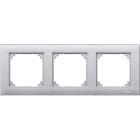 SCHNEIDER ELECTRIC - CORNICE M-PLAN TRIPLA ALLUMINIO