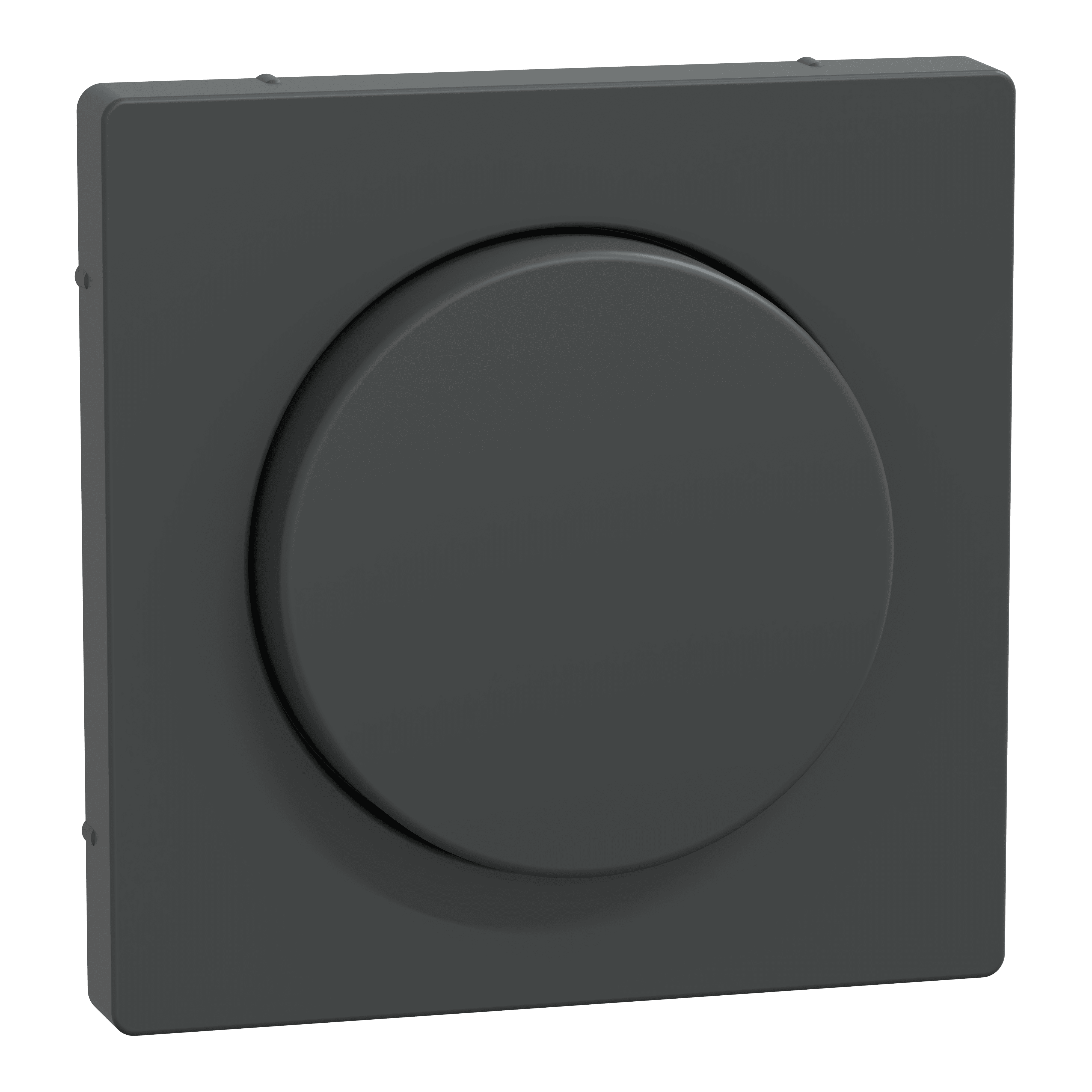 SCHNEIDER ELECTRIC - Piastra con manopola rotante, antracite, System Design