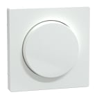 SCHNEIDER ELECTRIC - Piastra con manopola rotante, bianco loto, System Design