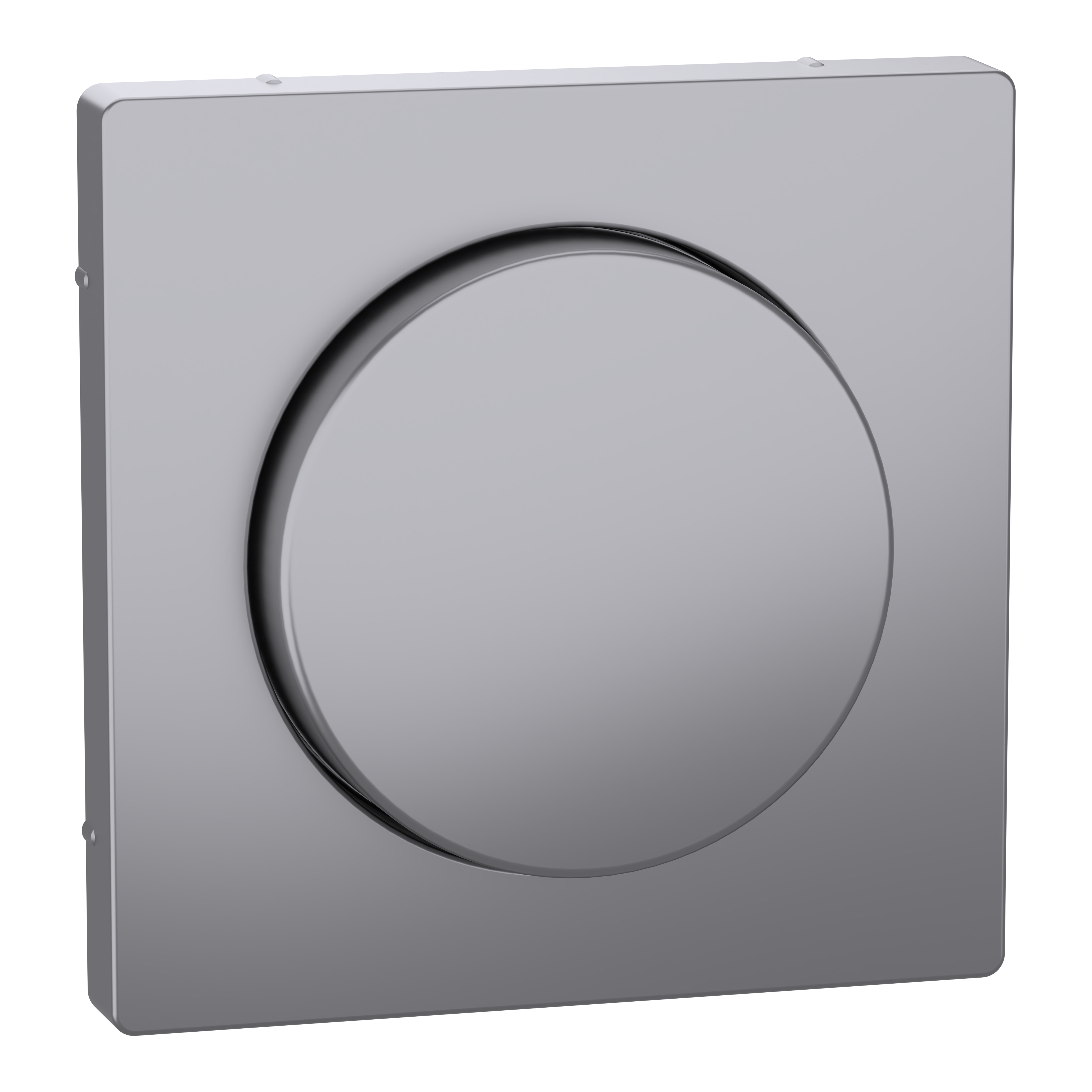 SCHNEIDER ELECTRIC - Piastra con manopola rotante, acciaio, System Design