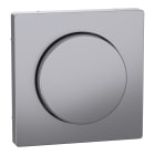 SCHNEIDER ELECTRIC - Piastra con manopola rotante, acciaio, System Design