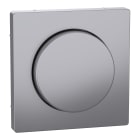 SCHNEIDER ELECTRIC - Piastra con manopola rotante, acciaio, System Design