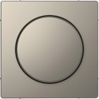 SCHNEIDER ELECTRIC - Piastra con manopola rotante, nickel, System Design