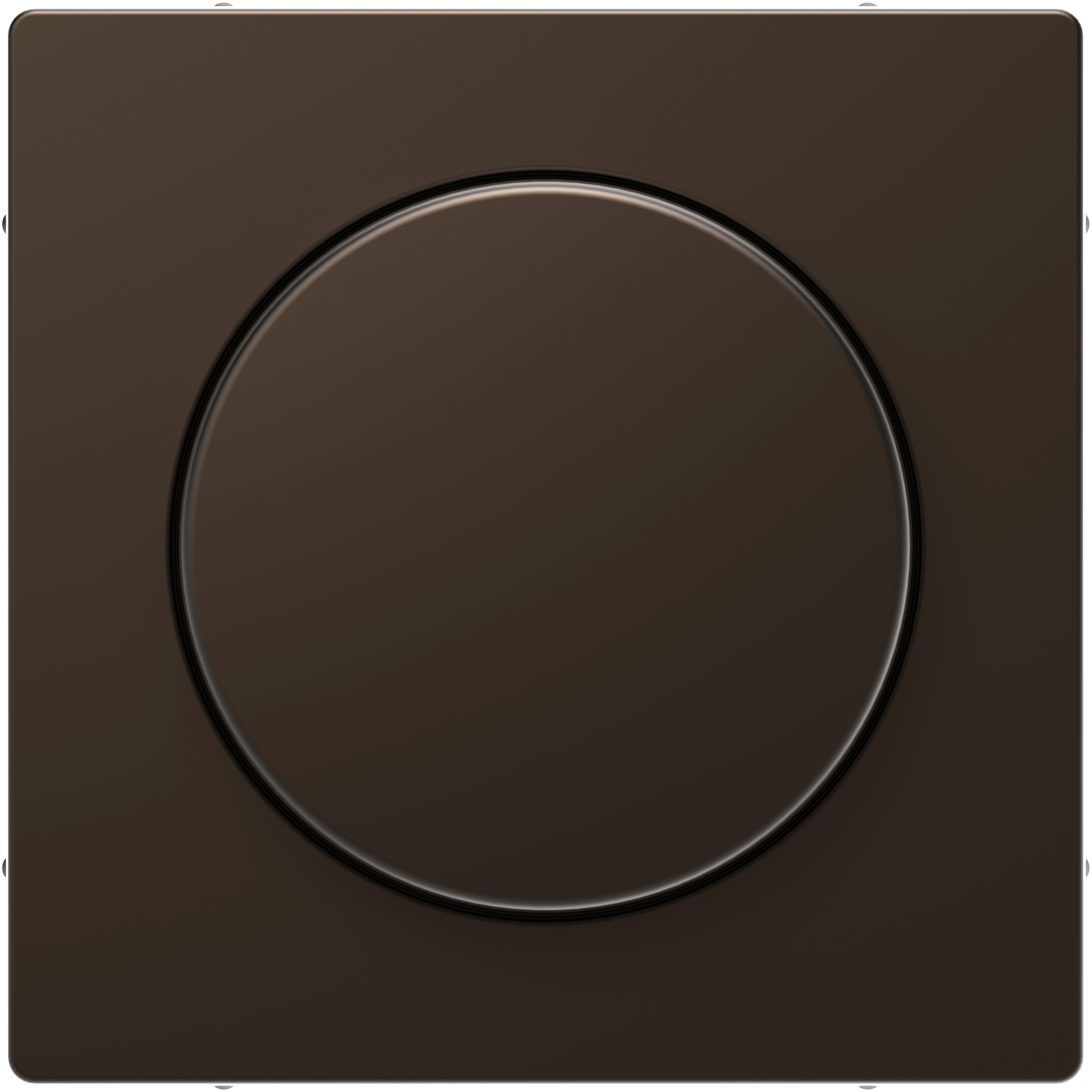 SCHNEIDER ELECTRIC - Piastra con manopola rotante, moka, System Design