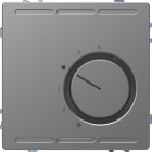 SCHNEIDER ELECTRIC - Controller temperatura 230V con 2 contatti e piastra, acciaio, System Design