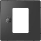 SCHNEIDER ELECTRIC - Placca per unità controllo temperatura con touch, Antracite, System Design