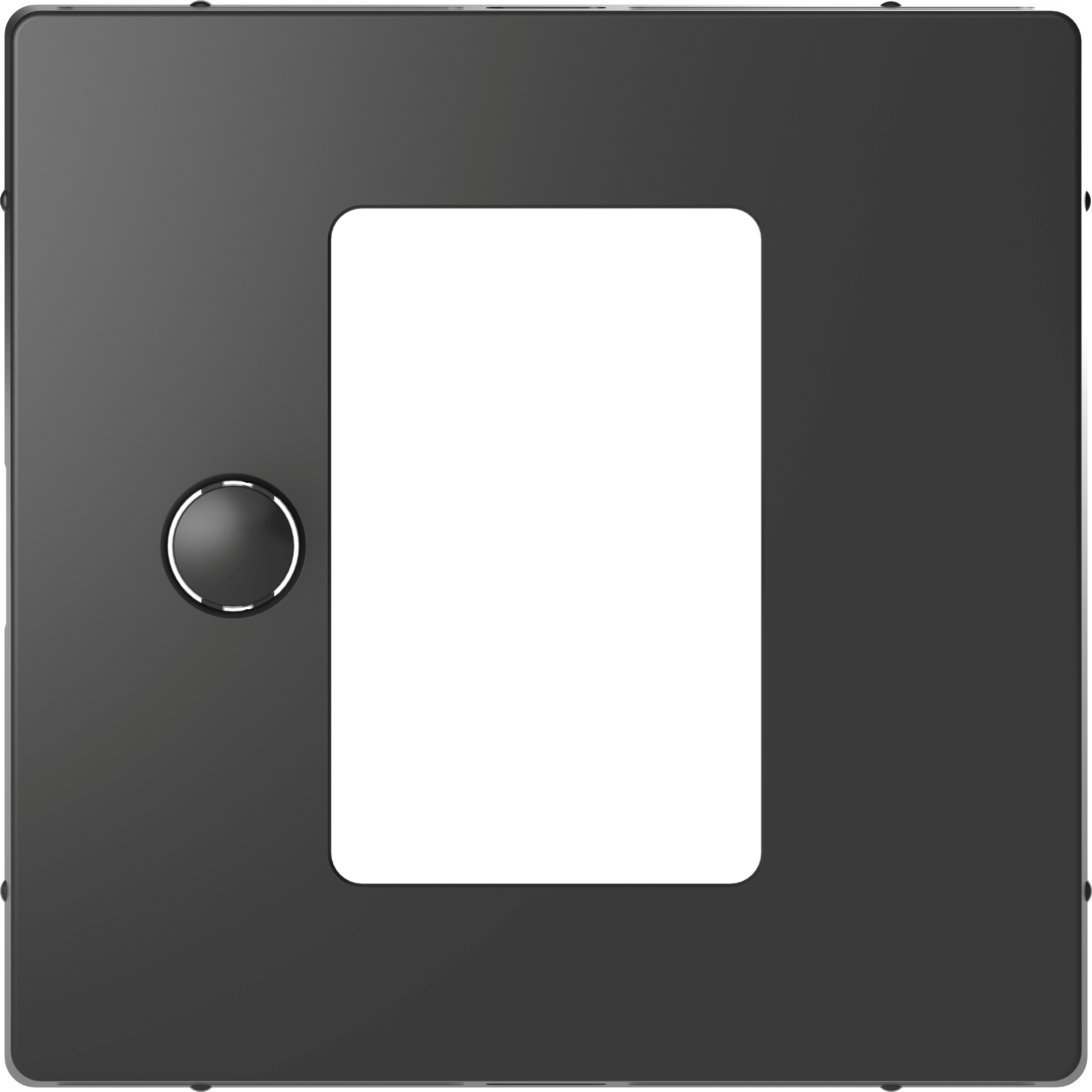SCHNEIDER ELECTRIC - Placca per unità controllo temperatura con touch, Antracite, System Design