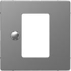 SCHNEIDER ELECTRIC - Placca per unità controllo temperatura con touch, acciaio, System Design