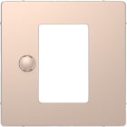 SCHNEIDER ELECTRIC - Placca per unità controllo temperatura con touch, champagne, System Design