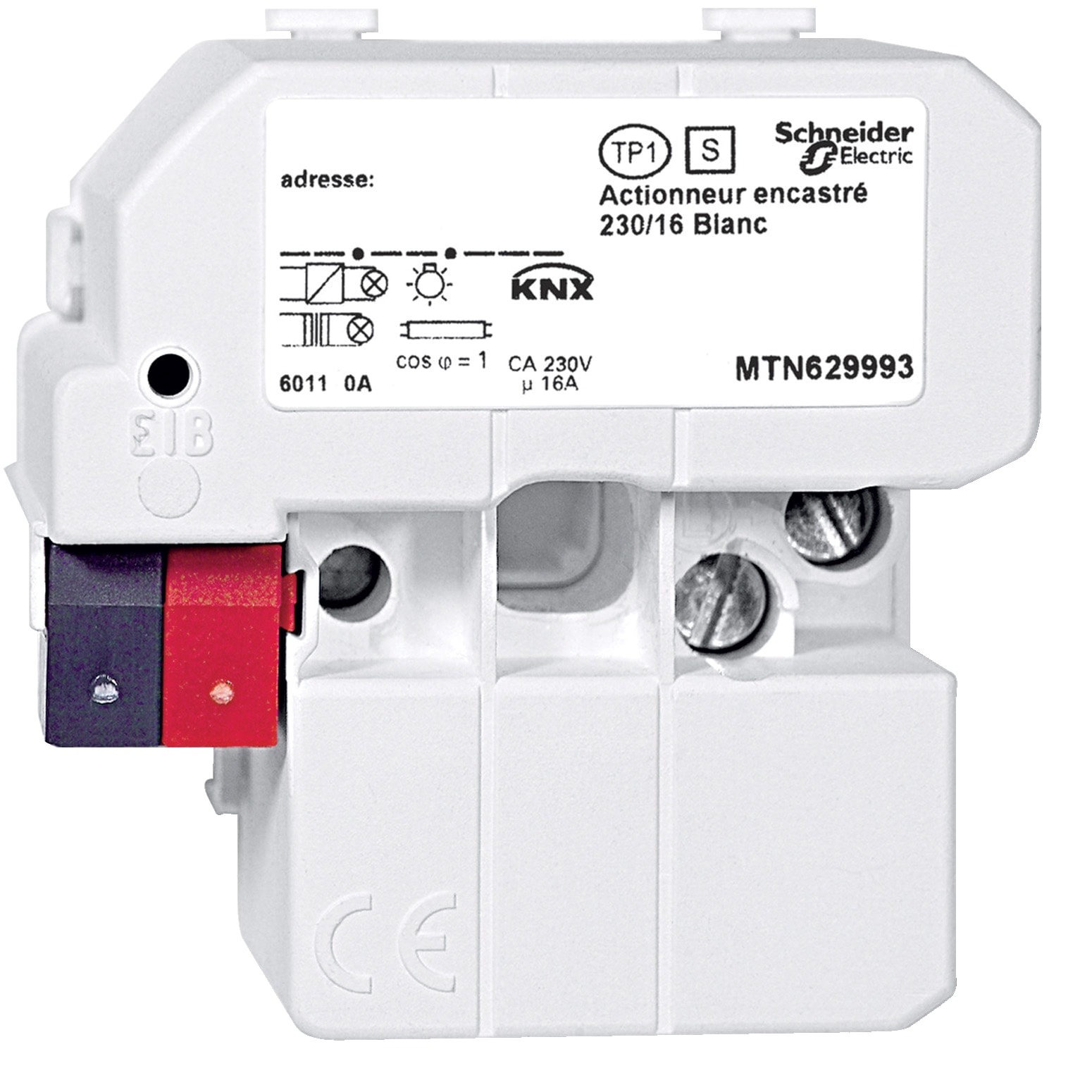 SCHNEIDER ELECTRIC - Attuatore di commutazione, da incasso 1 canale, 230V-16A