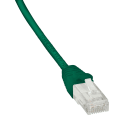 SCHNEIDER ELECTRIC - Patch cord, Actassi, Category 6, U-UTP, LSZH, 0.5 m, verde