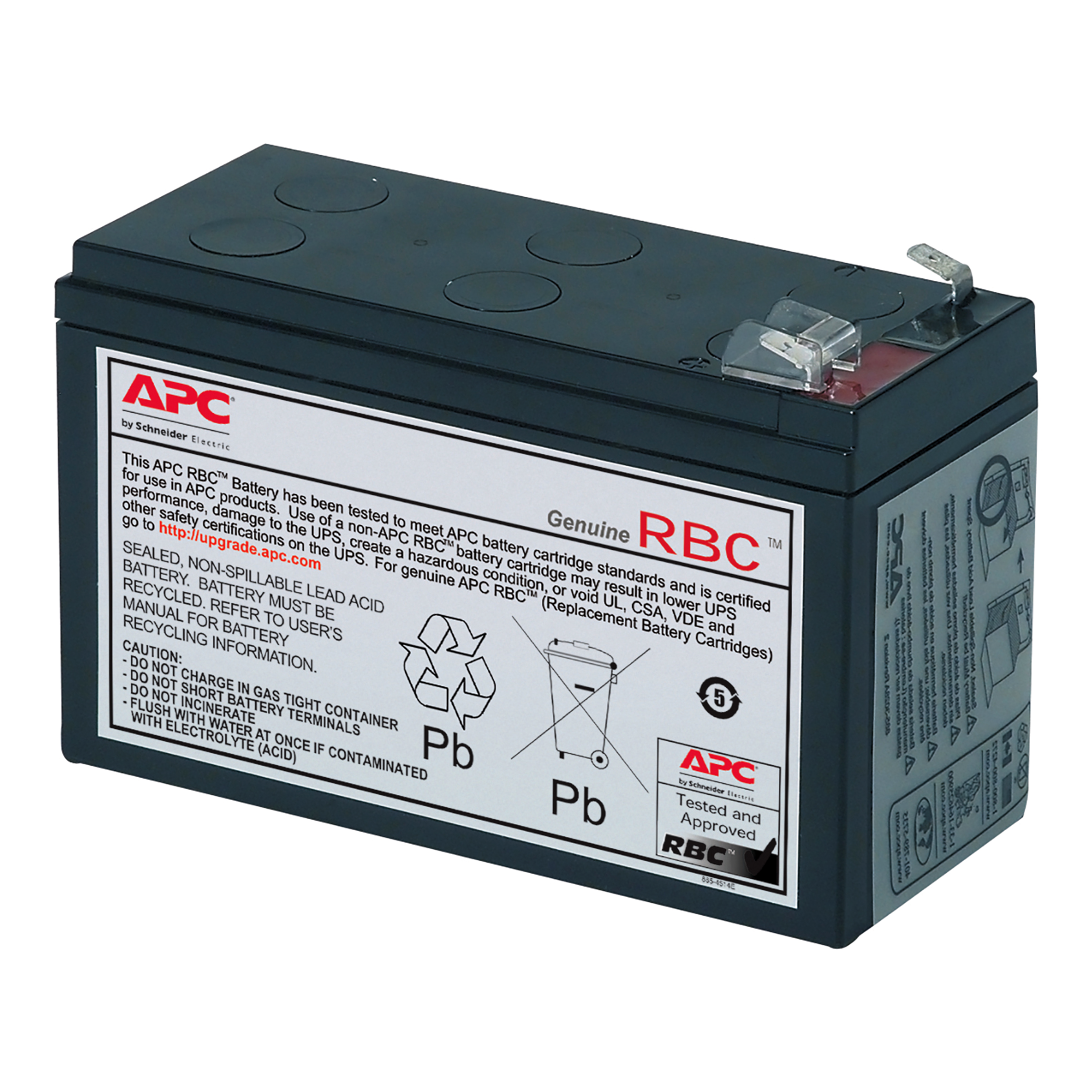 SCHNEIDER ELECTRIC - Cartuccia batteria di ricambio APC n. 17 con 2 anni di garanzia