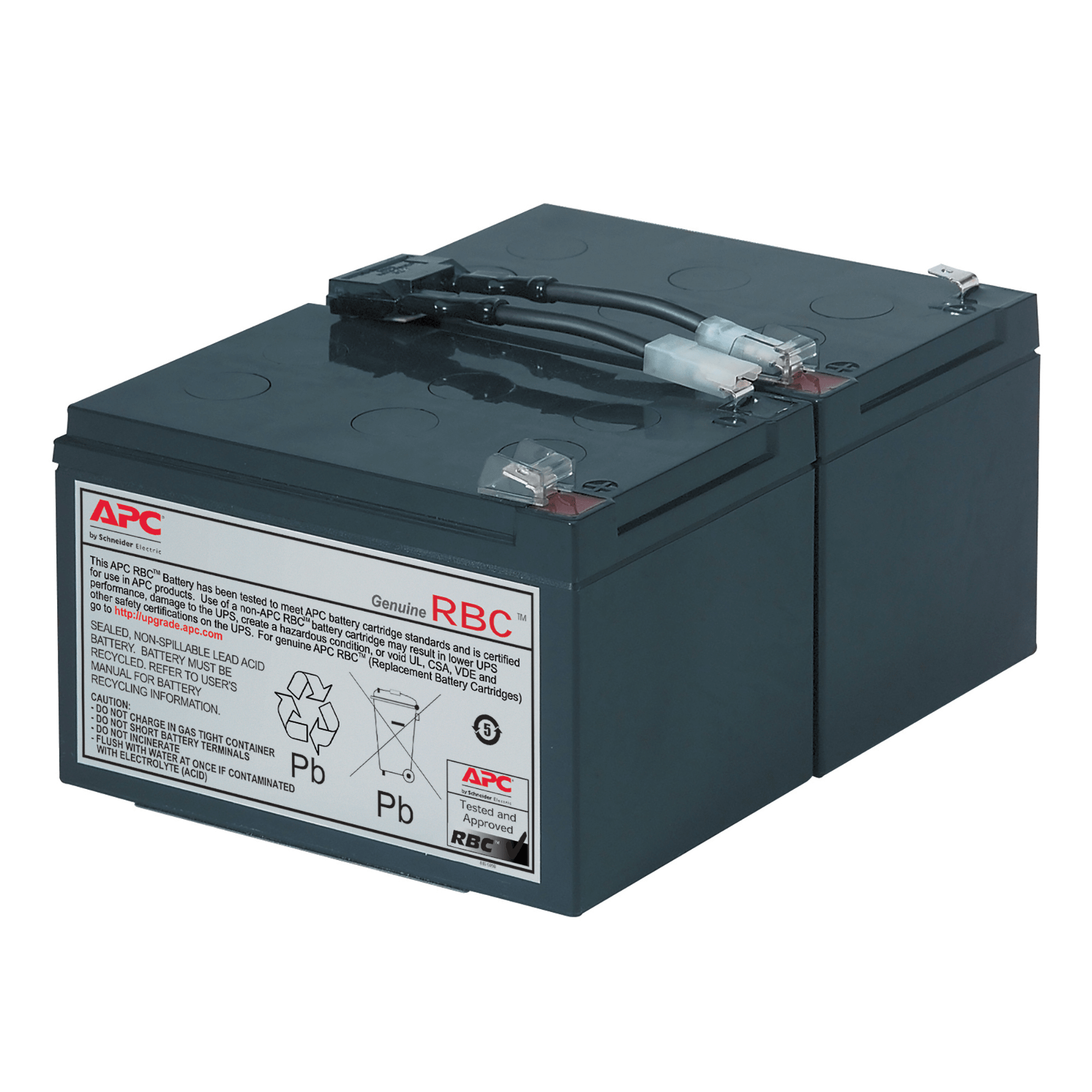 SCHNEIDER ELECTRIC - Cartuccia batteria di ricambio APC n. 6 con 2 anni di garanzia