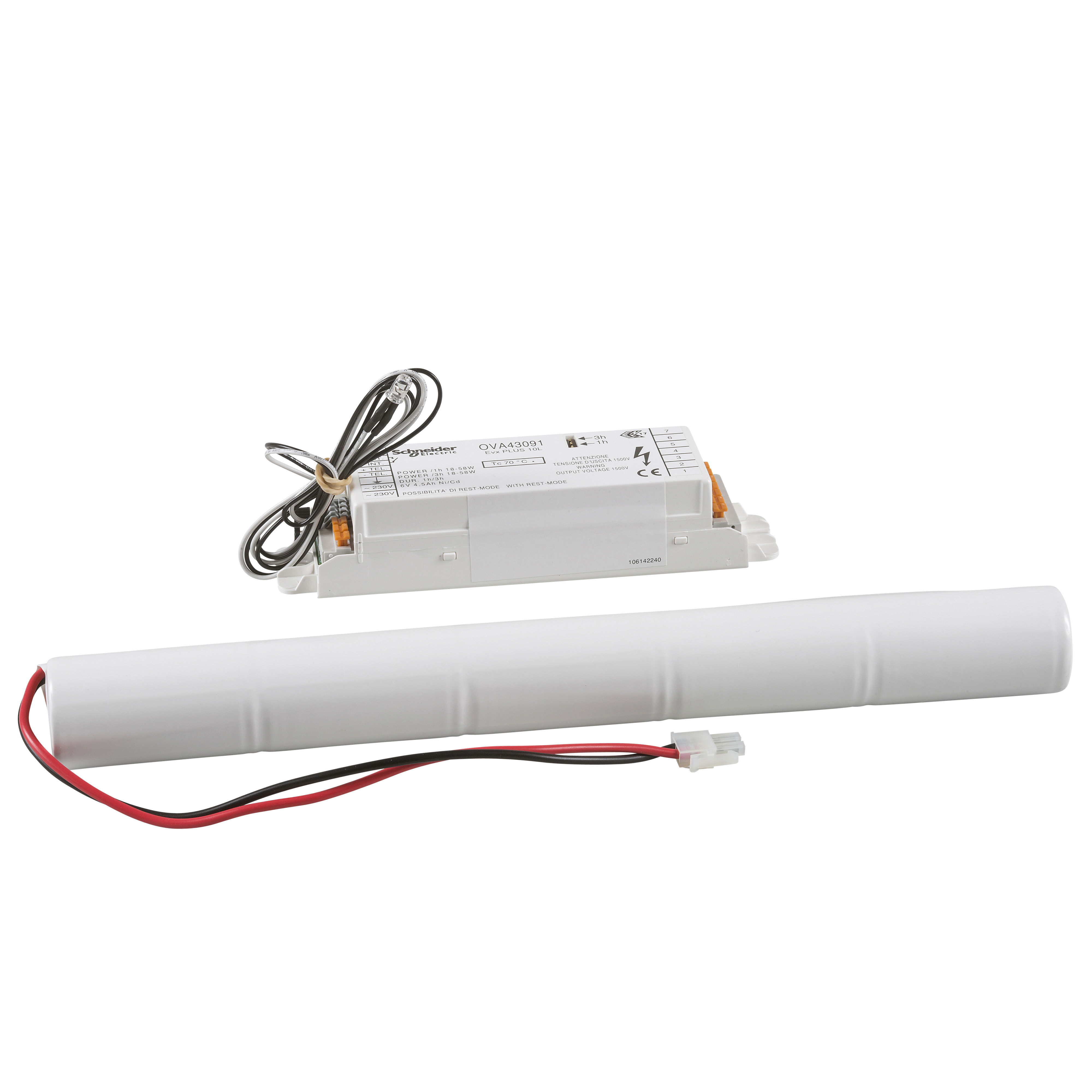 SCHNEIDER ELECTRIC - Kit di emergenza fluo-Standard-EVX-PLUS 10NCL-I-T